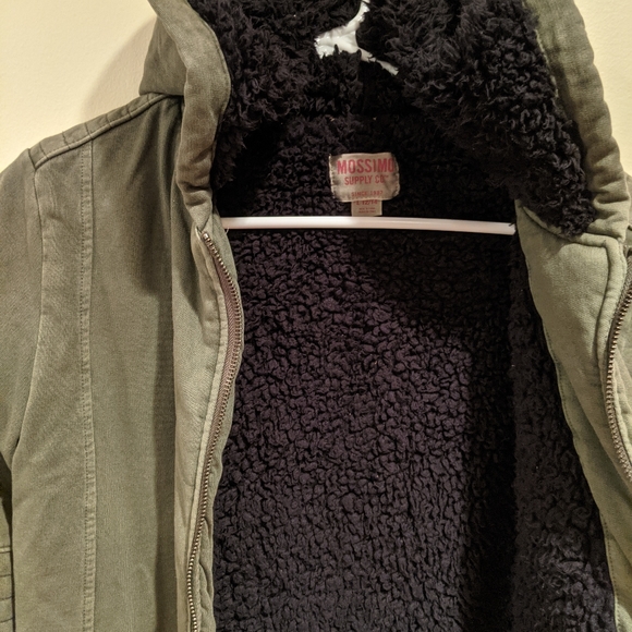 Mossimo Supply Youth Sherpa lined hooded jacket - Picture 3 of 5